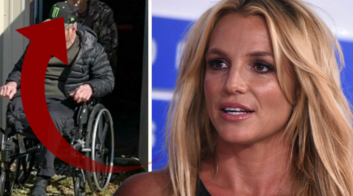 Första bilderna på Britney Spears pappa utan ben – i rullstol efter hälsokampen