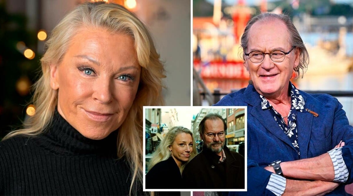 Katarina Ewerlöf om relationen till Peter Haber idag – efter Tomten är far till alla barnen