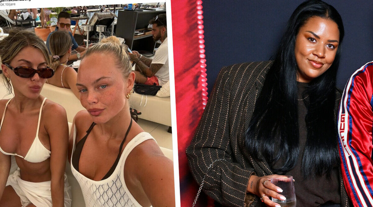 Biancas assistent Saga tillsammans med 15 år äldre kändisprofilen Rosanna