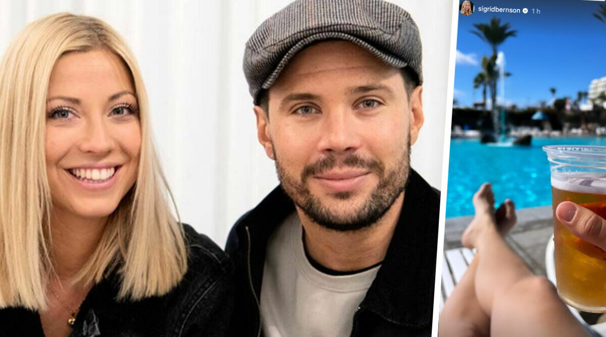 Robin Bengtsson och Sigrid Bernsons semesterbilder – visar upp lyckan