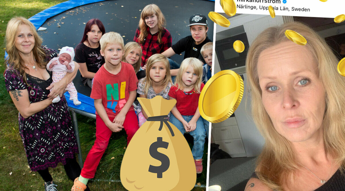 Mirka Norrström säljer nakenbilder för att överleva – så mycket tjänar hon