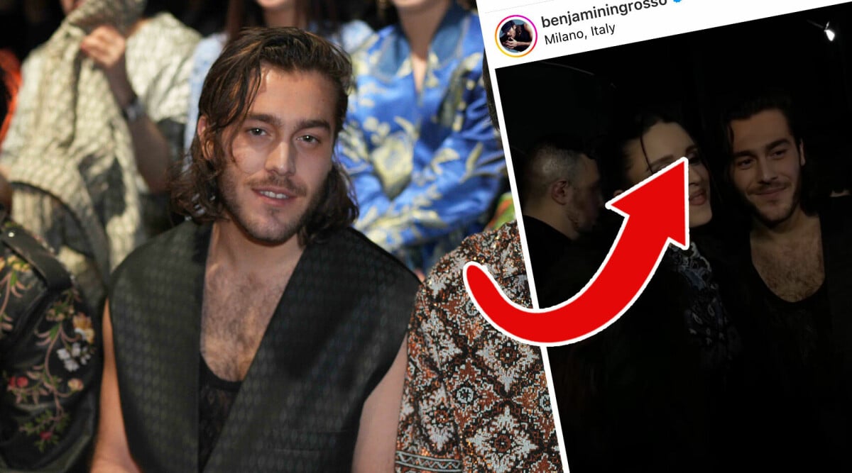 Här syns Benjamin Ingrosso med Angelina – pappa Emilio visar upp: ”Ihop…”