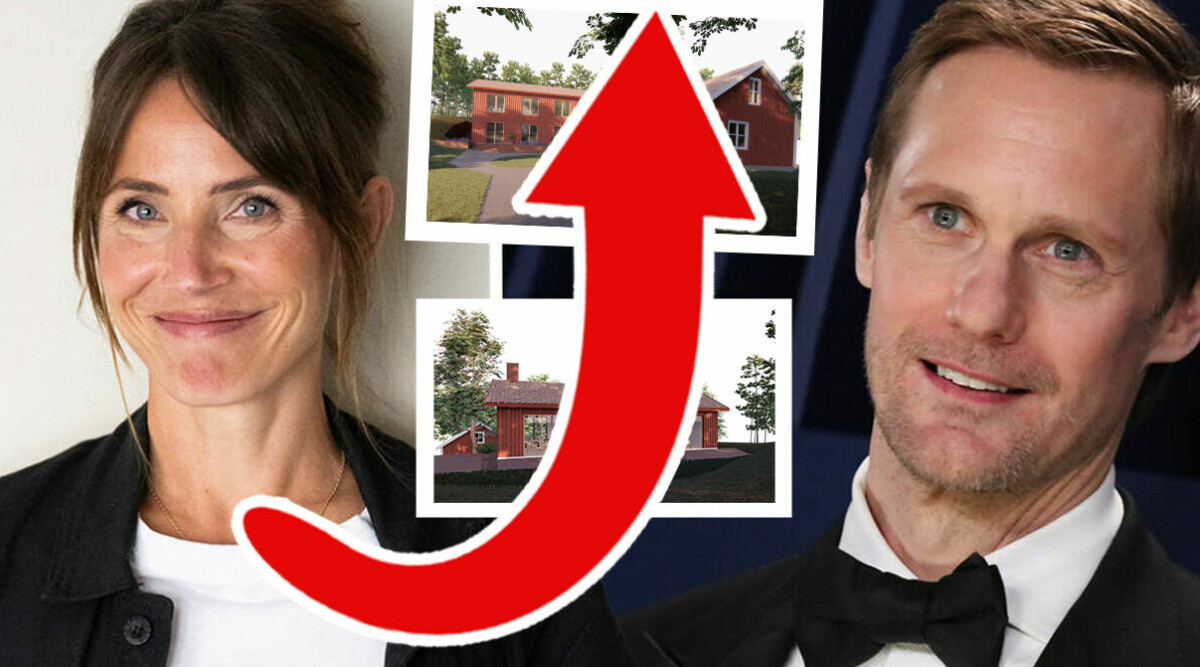 BILDEXTRA: Se Alexander Skarsgård och Tuva Novotnys lyxhus i skärgården