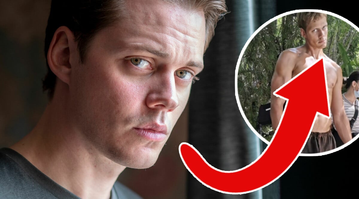 Bill Skarsgårds chockförvandling – visar upp nya superkroppen: ”Slåss”