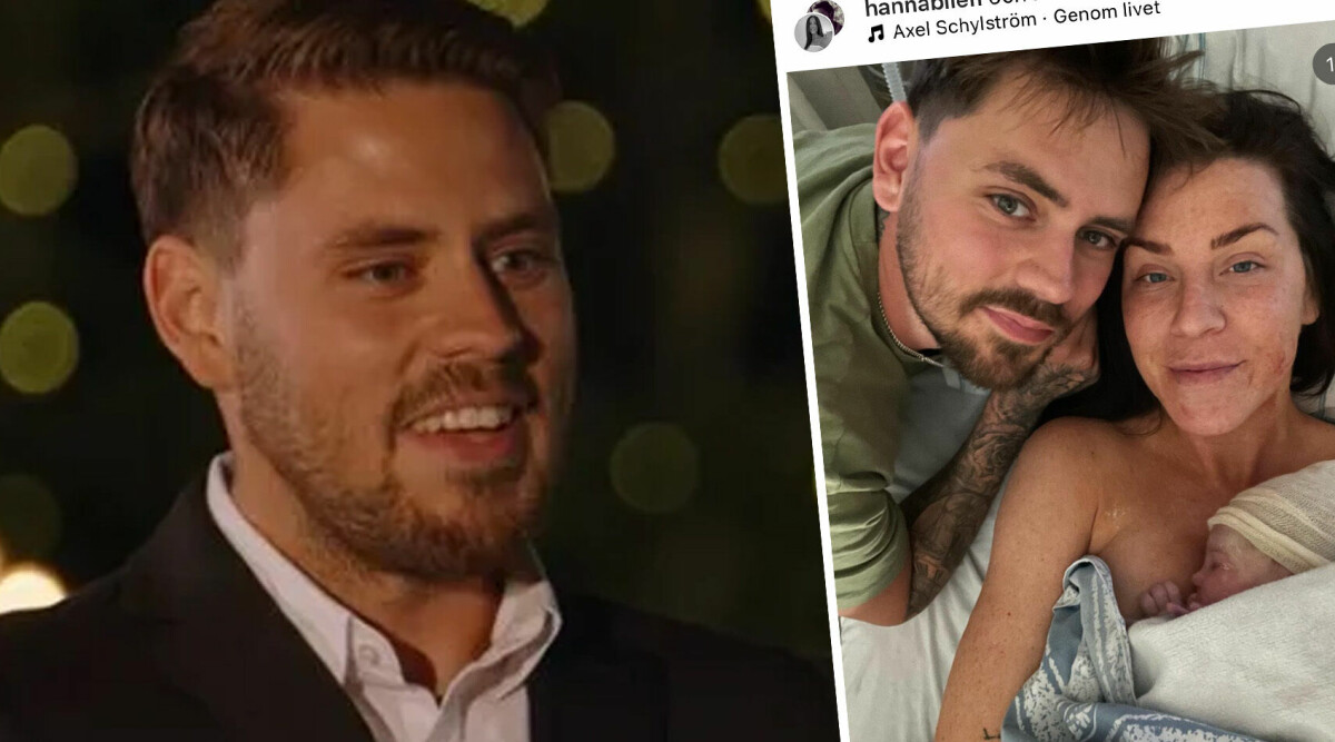 Bachelor-Rasmus Allard har blivit pappa – visar upp dottern