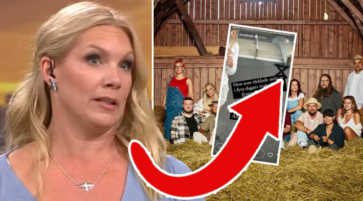 Anna Brolin om kämpiga perioden – samtidigt som inspelningen av Farmen: ”Vraktillstånd”