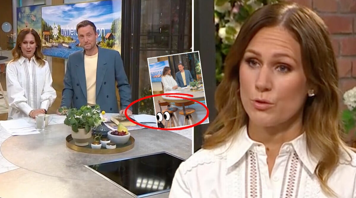 Maria Forsblom påkommen i direktsändning – tabben i Nyhetsmorgon: ”Läxa”