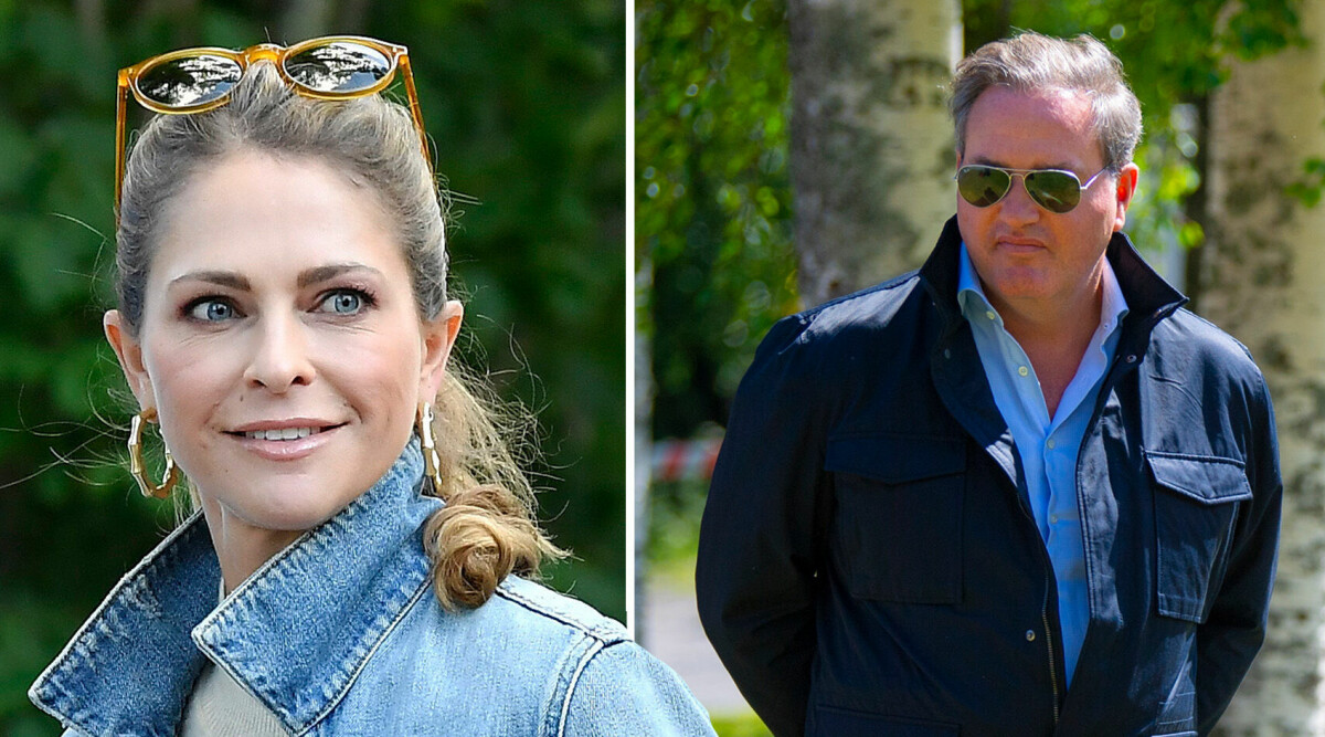 Här syns Chris O’Neill och Madeleine i Stockholm – på 50-årsdagen