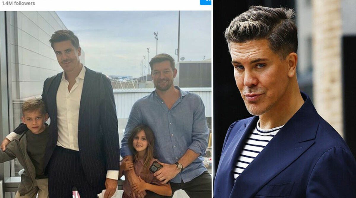 Fredrik Eklunds tvillingar kallar maken Derek för ”daddy” – men inte honom