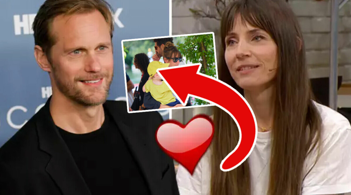 Sötchocken! Första bilden på Alexander Skarsgård och Tuva Novotnys son