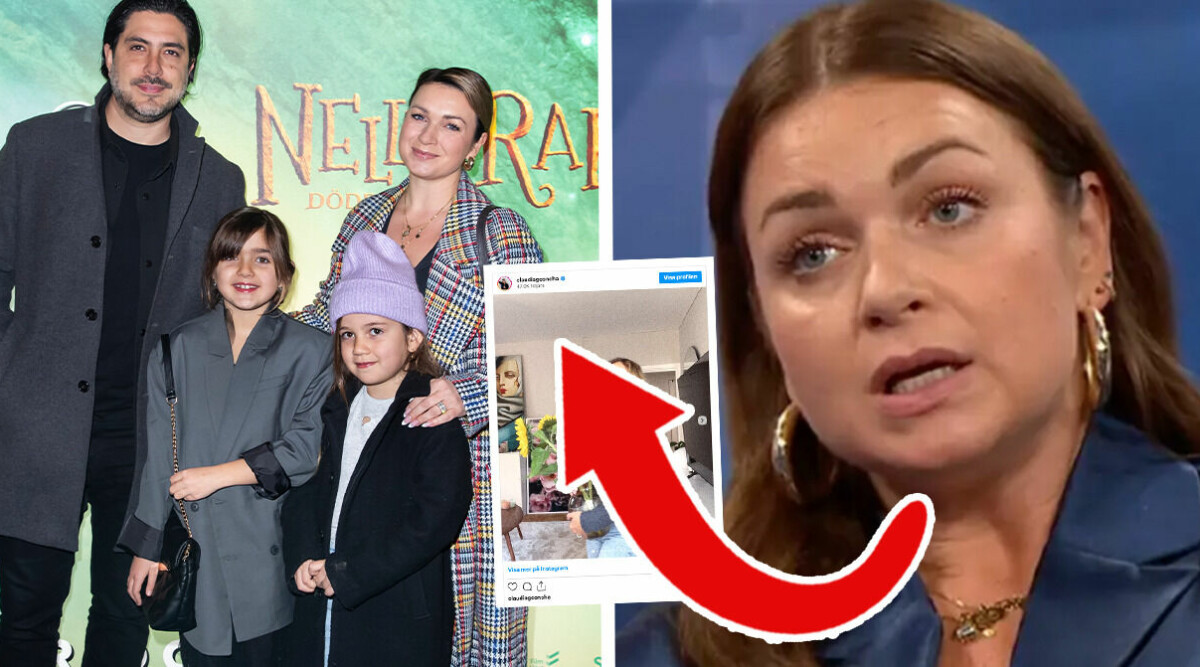 Claudia Galli Concha tvingas flytta från lägenheten – hela familjen i ett rum