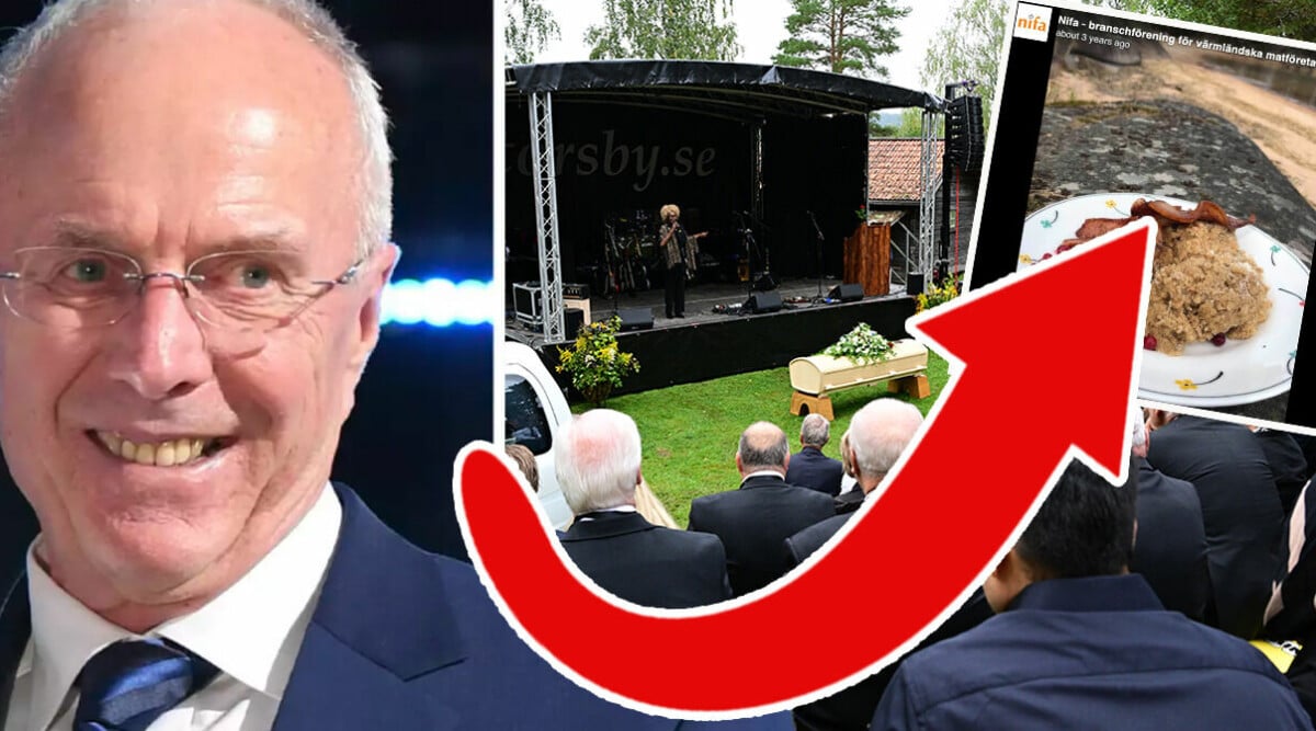 Detta serverades på Svennis begravning – udda menyn