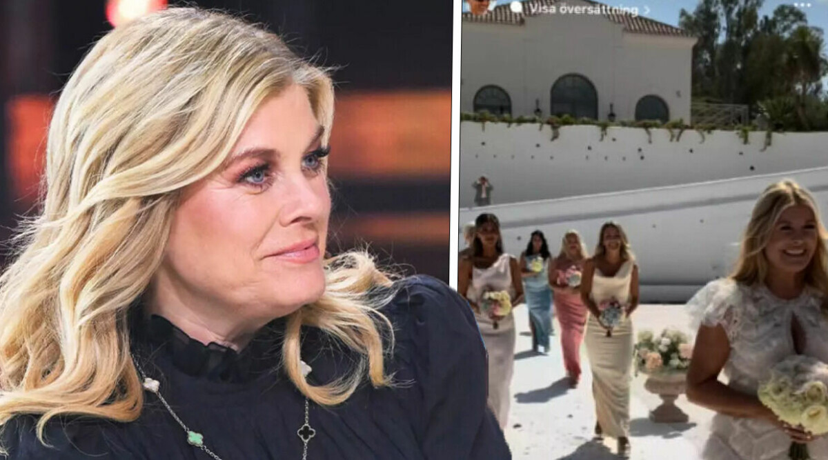 Vännens elaka bröllopspresent till Pernilla och Christian: ”Skilsmässopapper”