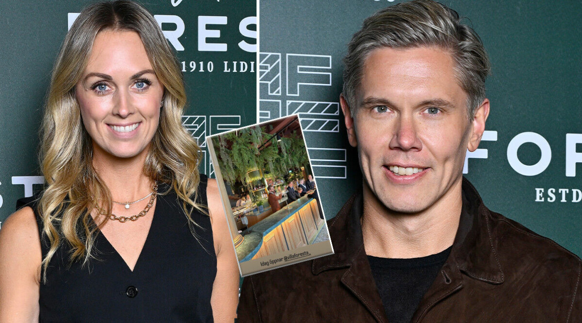 Karin Frick och Tommy Myllymäki visar lyckan – strålar på nya bilderna