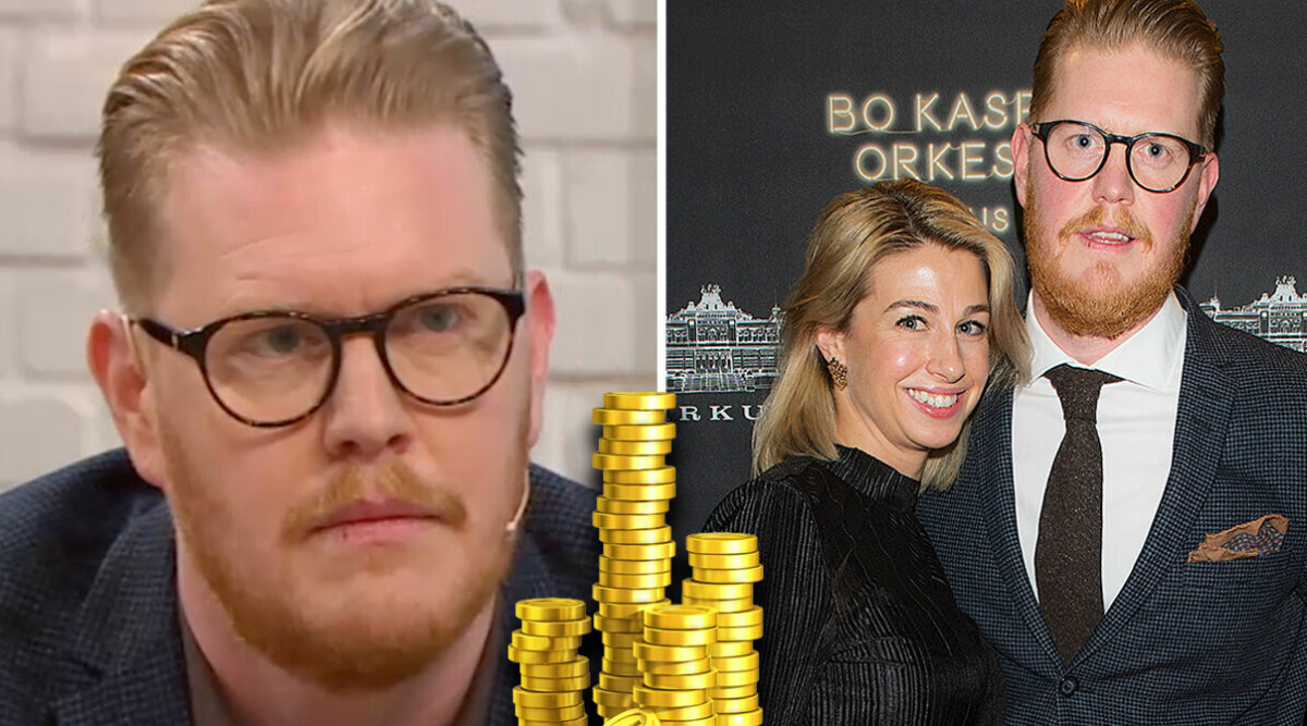 Oscar Magnussons uppgörelse med frun Sara – hon får hälften av pengarna