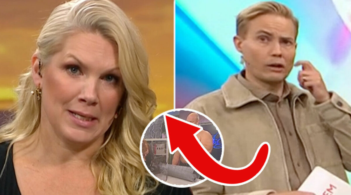 Nakenchocken mitt i direktsända TV4 – Henrik Alsterdal helt ställd