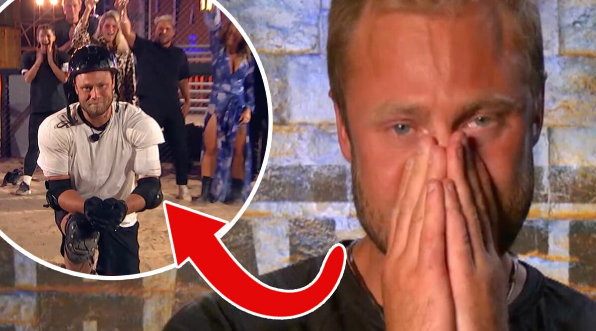 Bilderna som aldrig visades – här friar Jens mitt under The Challenge-finalen