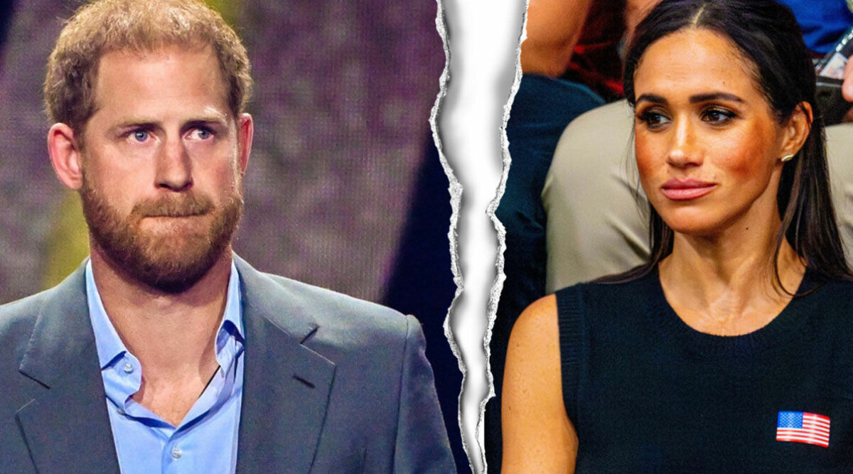 Prinsparet separerade i hemlighet – Meghan Markle tynar bort av bråken