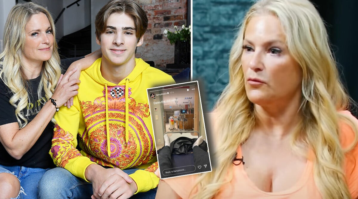 Laila Bagges son Liam Pitts akut till sjukhus – drabbad av livsfarliga sjukdomen