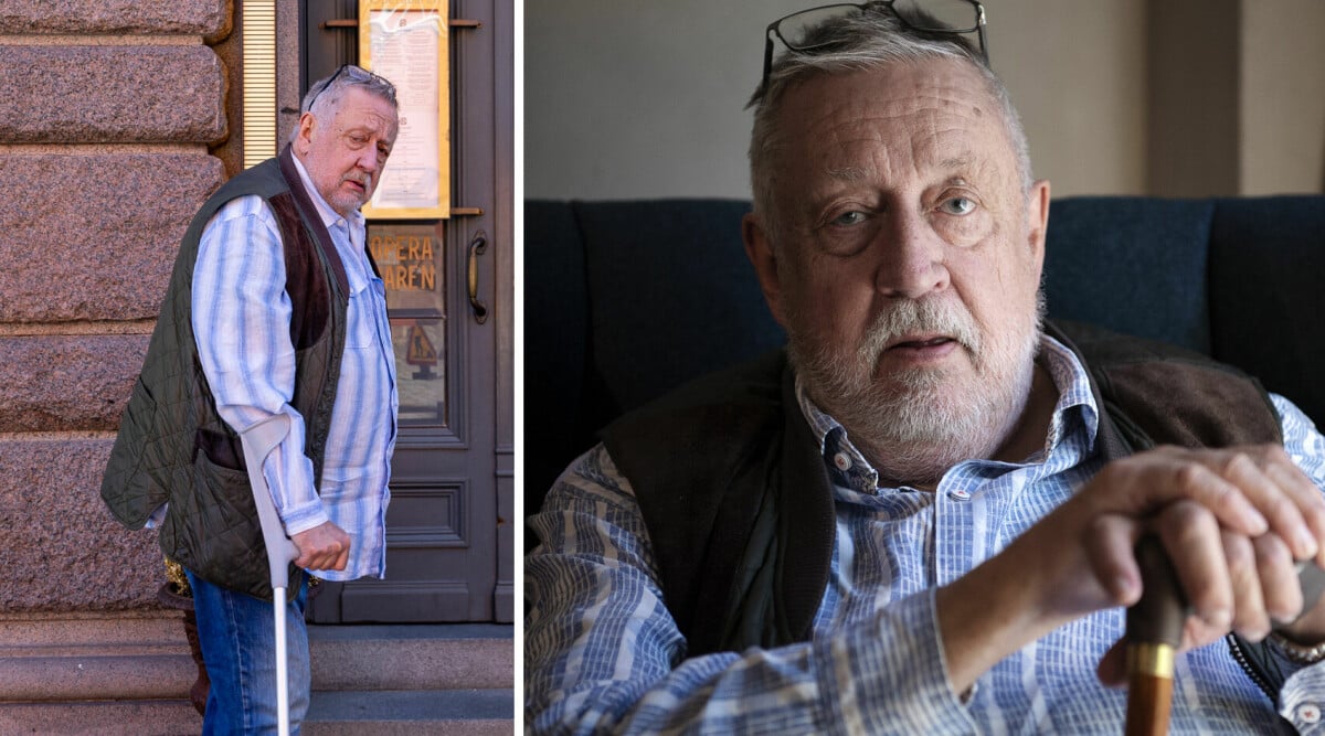 Leif GW Persson kan inte gå – bryter tystnaden om hälsotillståndet i tv