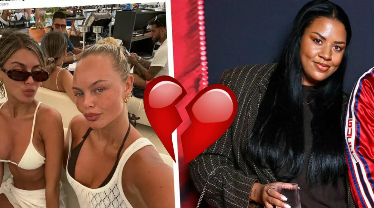 Bekräftar: Rosanna Charles och Saga Sundberg Frisk har gjort slut