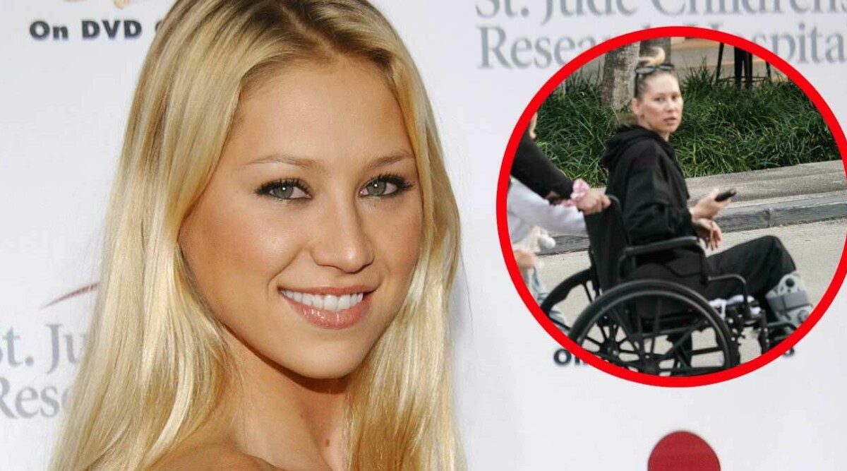 Chockbilderna på världsstjärnan – Anna Kournikova i rullstol!