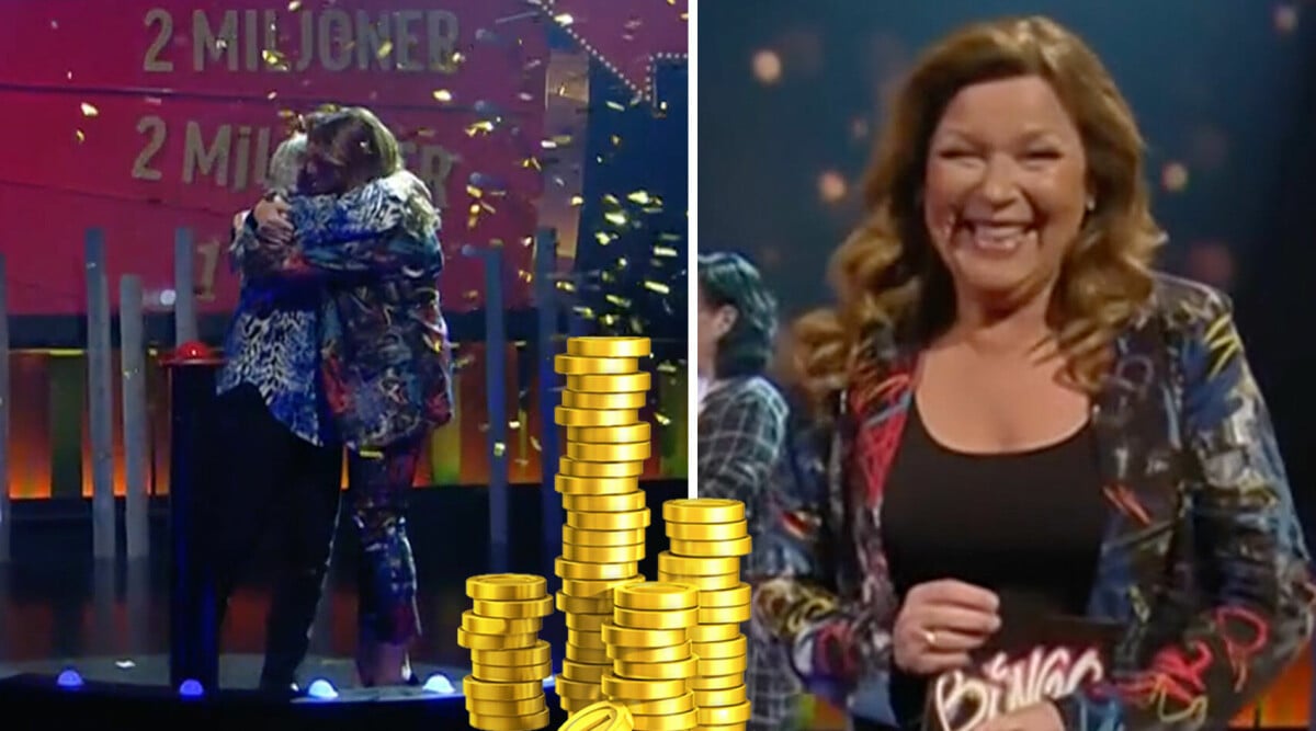 Lotta Engbergs glädjevrål i Bingolotto – vann 2 miljoner!