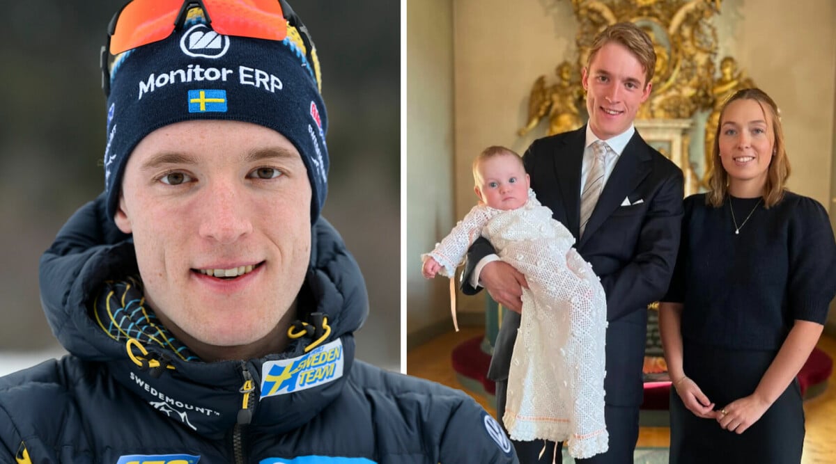 Skidstjärnan Sebastian Samuelssons bebislycka – nu visar han upp dottern Elsa