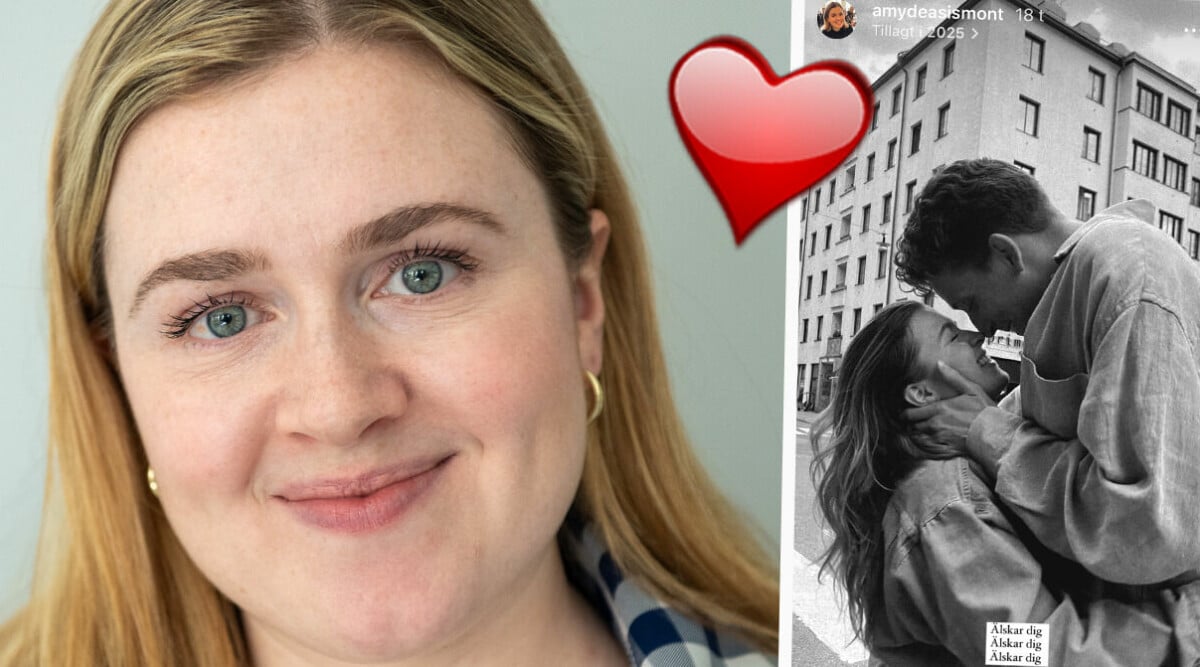 Amy Deasismont visar upp nya kärleken – efter Charlie Gustafsson: ”Älskar dig”