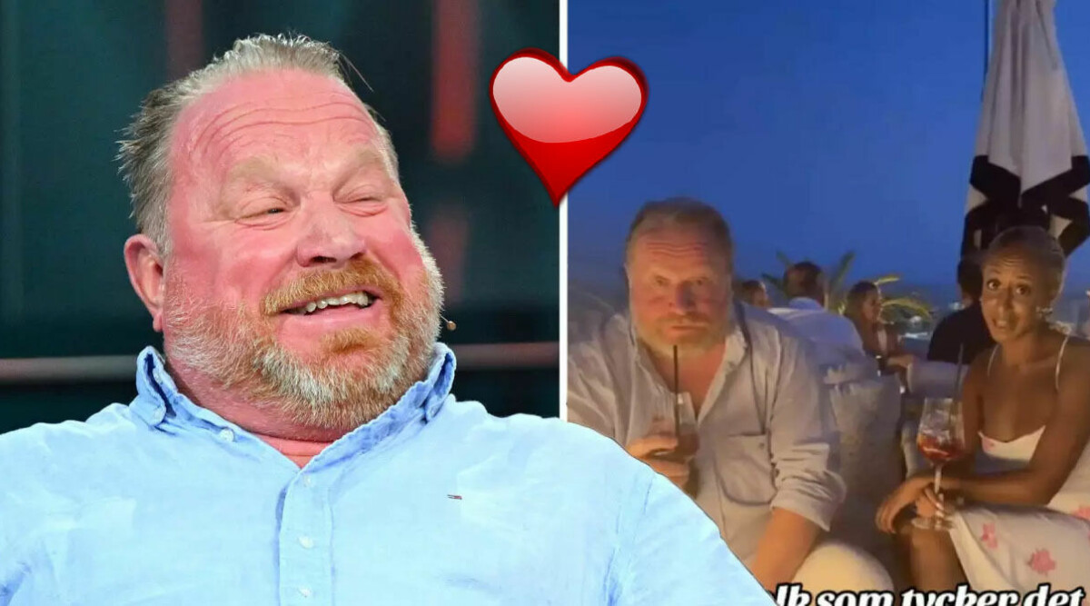 Claes Malmberg bekräftar relationen med 28 år yngre Hannah: ”Kärleken är blind”