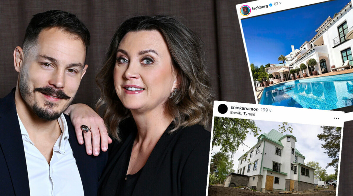 Så bor Camilla Läckberg och maken Simon – här är alla deras lyxhus