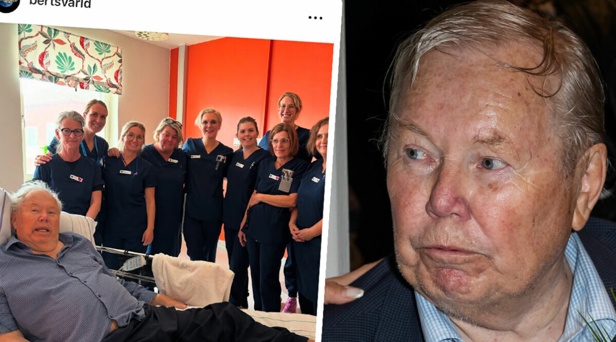 Bert Karlsson inlagd på sjukhus – intensiva operationen: ”Går med kryckor”