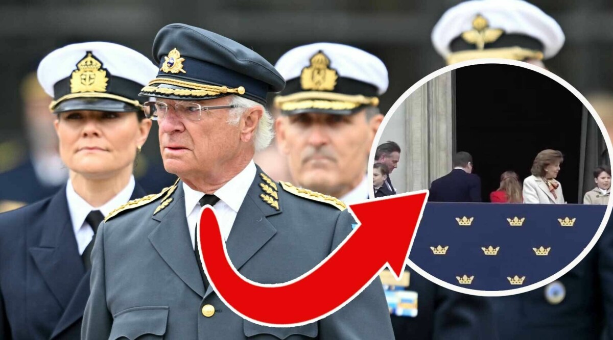 Här flyr prins Daniel med Estelle mitt under firandet – regelbrottet i direktsändning