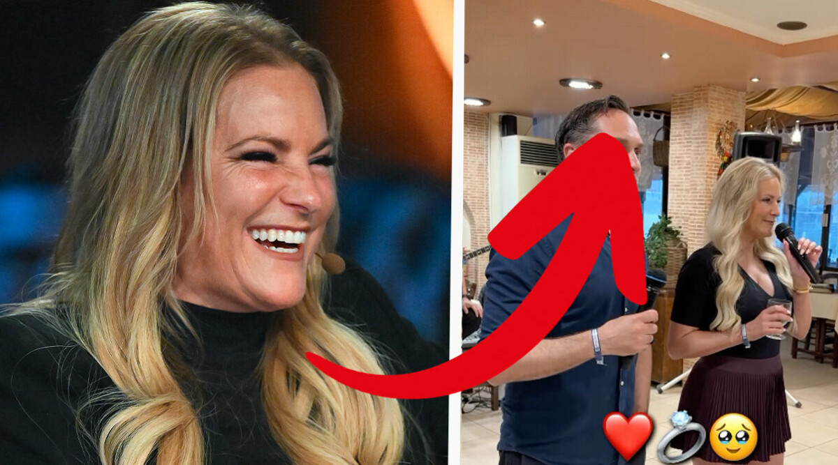 Laila Bagges enorma lycka – visar upp frieriet: ”Skål för kärleken”