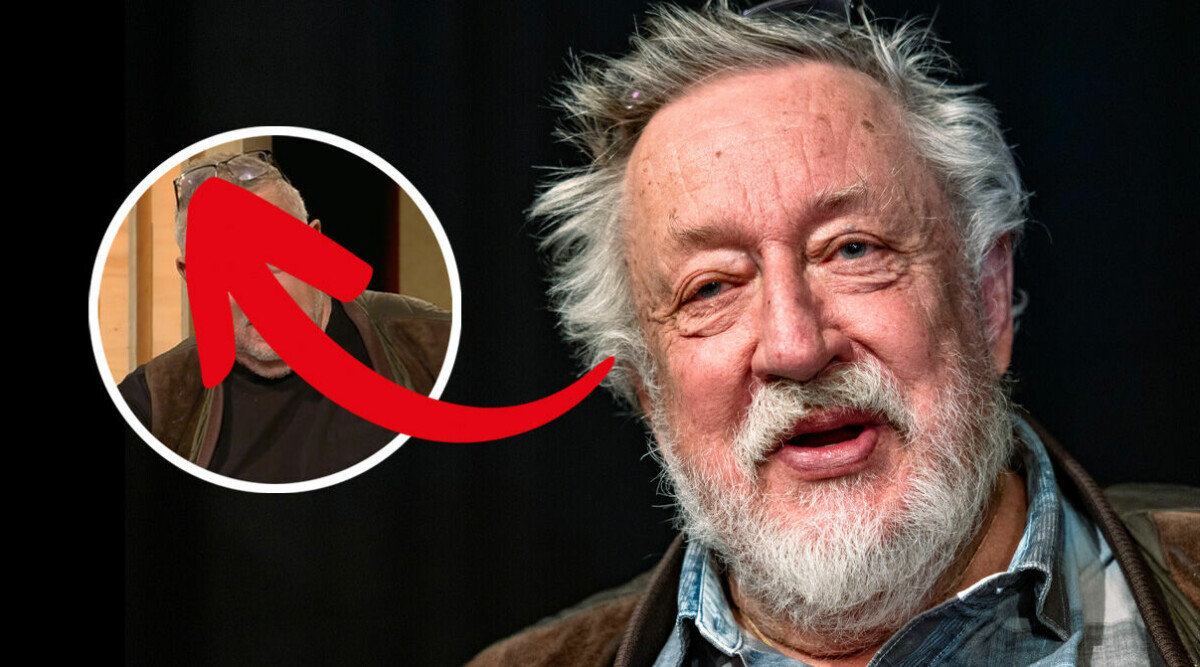 Här visar Leif GW Persson upp utseendeförändringen: ”Ett djärvt beslut”