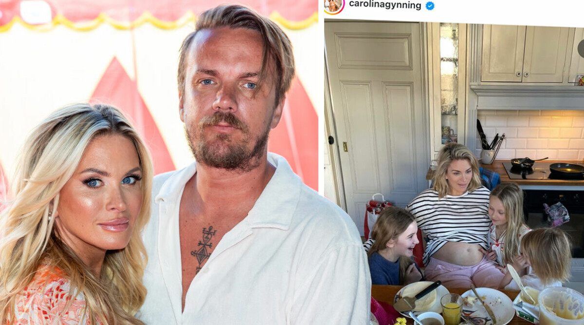Carolina Gynning avslöjar – det ska bebisen heta: ”Det är jättefint”