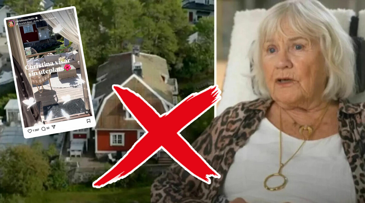 Så bor Christina Schollin egentligen – är inte som man tror!