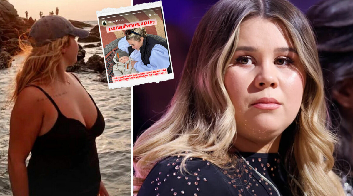 Lisa Ajax efter graviditeten – allt har misslyckats: ”Opererat mig tre gånger”