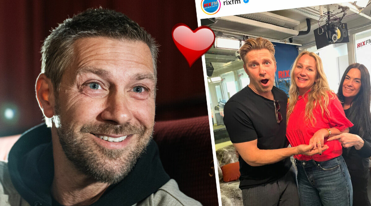 Linus Wahlgren sa ja i direktsändning! Planerar bröllop med kändiskvinnan