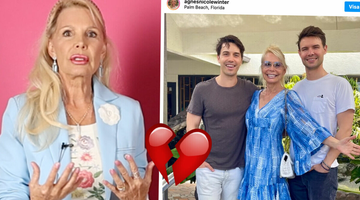 Agnes-Nicole Winters son nära att dö: ”Hjärnan började läcka ut i ansiktet”