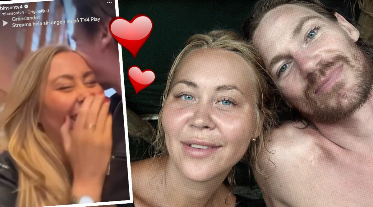 Robinson-Sara och Simon bekräftar relationen – stora lyckan!