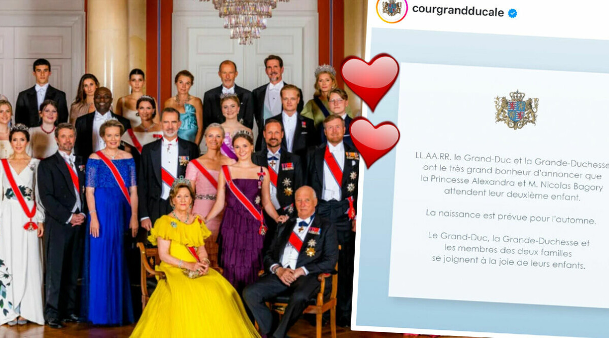 Hovets glada besked: Prinsessan väntar barn – andra graviditeten på kort tid