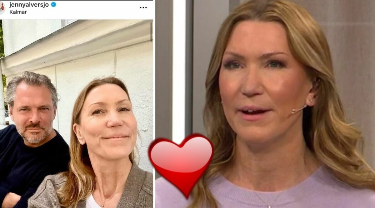 Efter relationskrisen – Jenny Alversjö visar upp lyckan med Anders!
