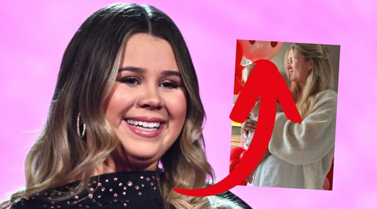 1 år efter dotterns födsel • Lisa Ajax visar upp bebislyckan – gratulationerna väller in!
