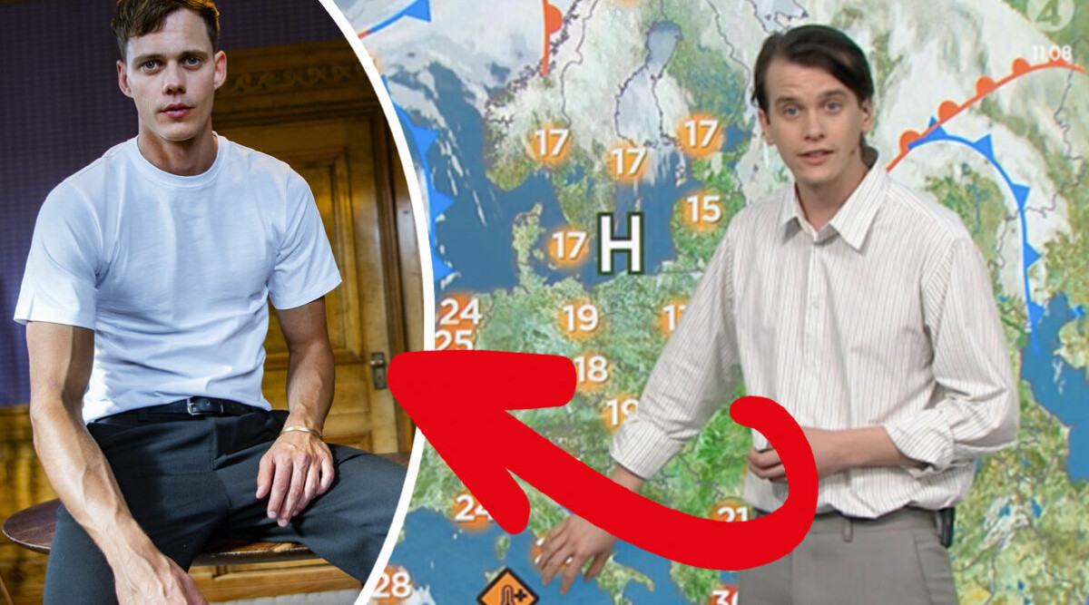 Väder-Johan om likheten med Bill Skarsgård – TV4-tittarna i chock!