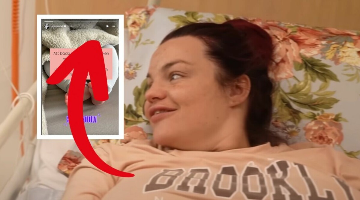 Jonna Lundells bebislycka – beskedet från sjukhuset: ”Lycklig och tacksam”
