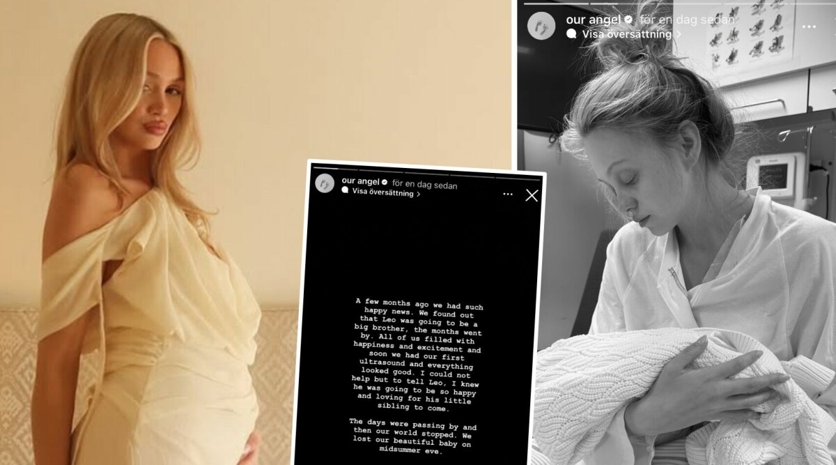 Influencern har förlorat sin dotter: ”Våra hjärtan är krossade i en miljon bitar”