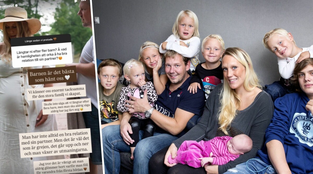 12-barnsmamman Madeleine Ilmruds lycka – kan bli fler barn! ”Bästa som hänt oss”