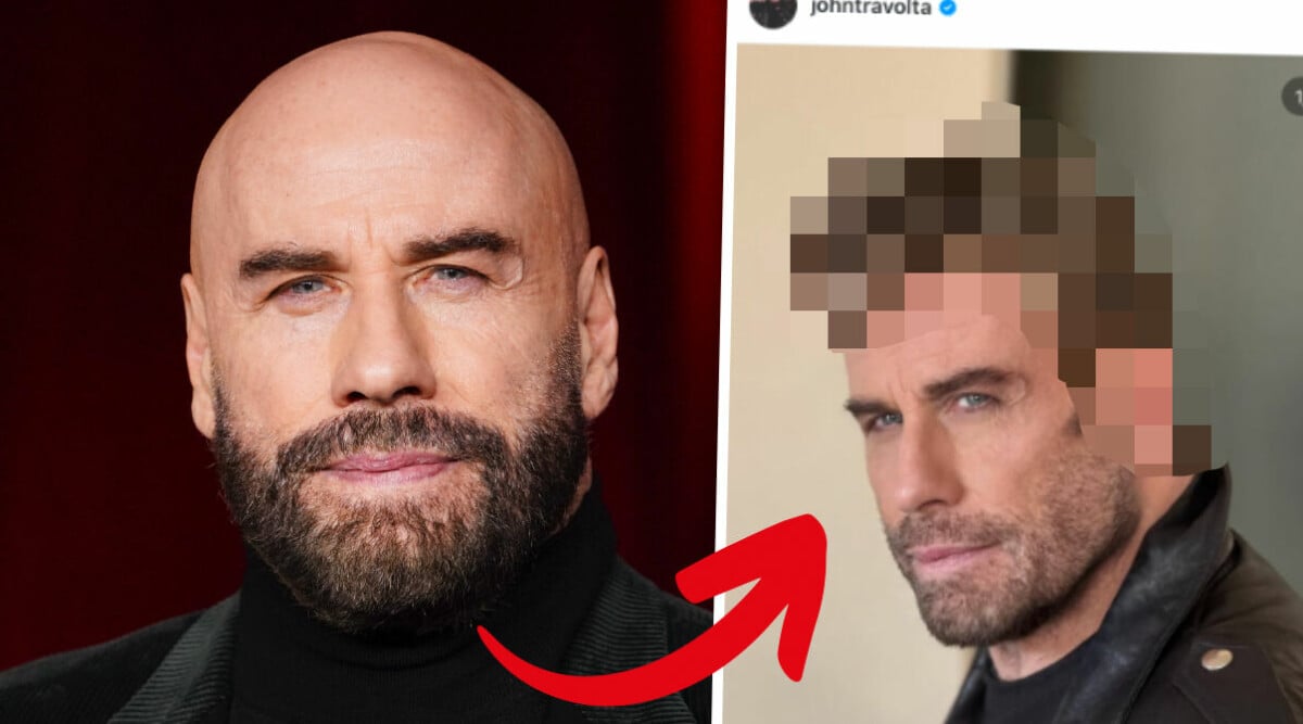 John Travolta dyker upp i helt ny look – se här!
