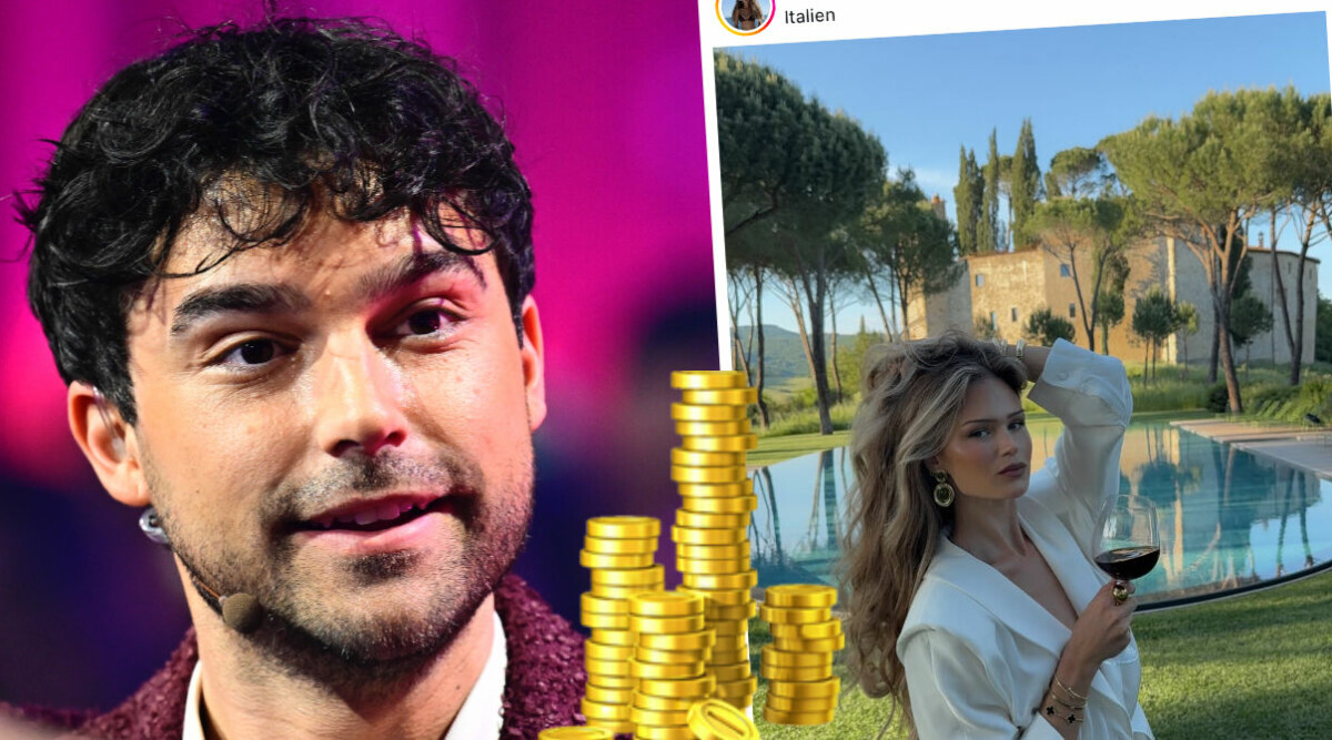 Eric Saade betalar 43 500 kronor per natt – för att få sova med flickvännen Hanna